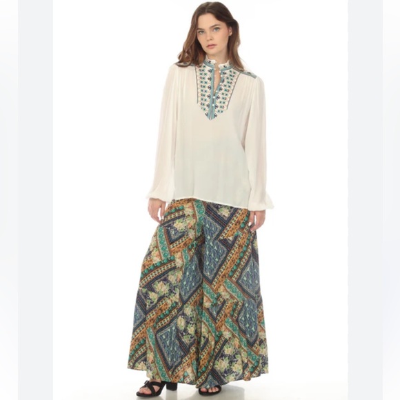 Johnny Was Rivera Wide Leg Pants